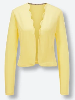 Jacken|CREATION L PREMIUM Shirtjacke zitrone