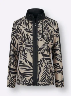Jacken| Shirtjacke schwarz-sand