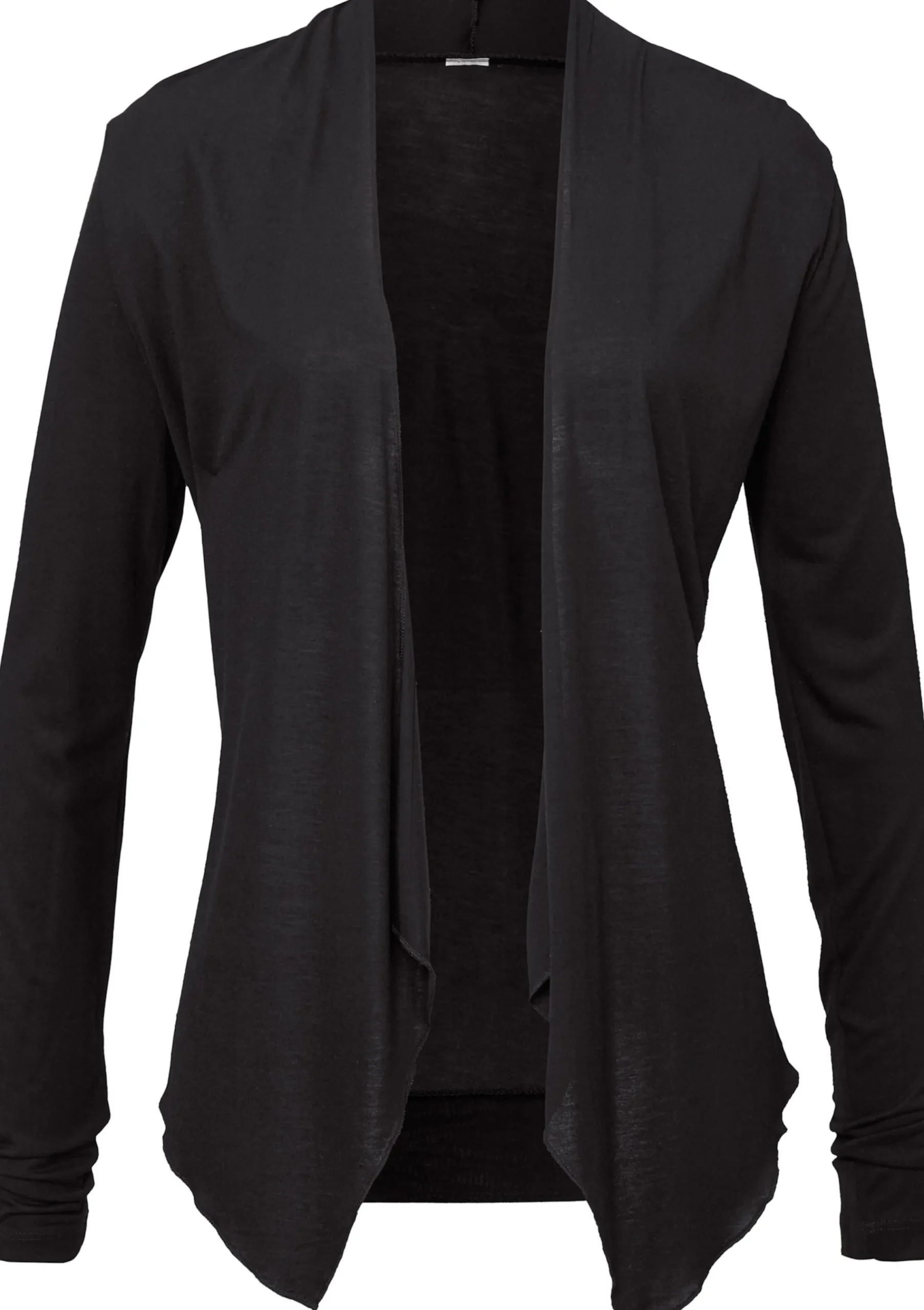 Strandmode|Jacken|LASCANA Shirtjacke schwarz