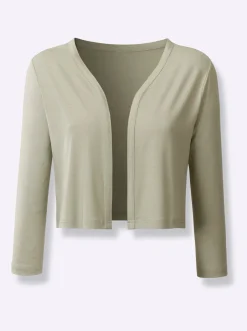 Jacken| Shirtjacke in Viskose-Qualität pistazie