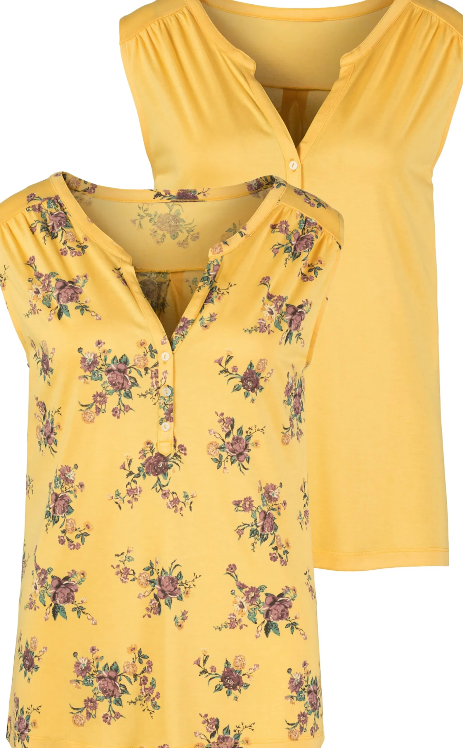 Strandmode|LASCANA Shirttop gelb