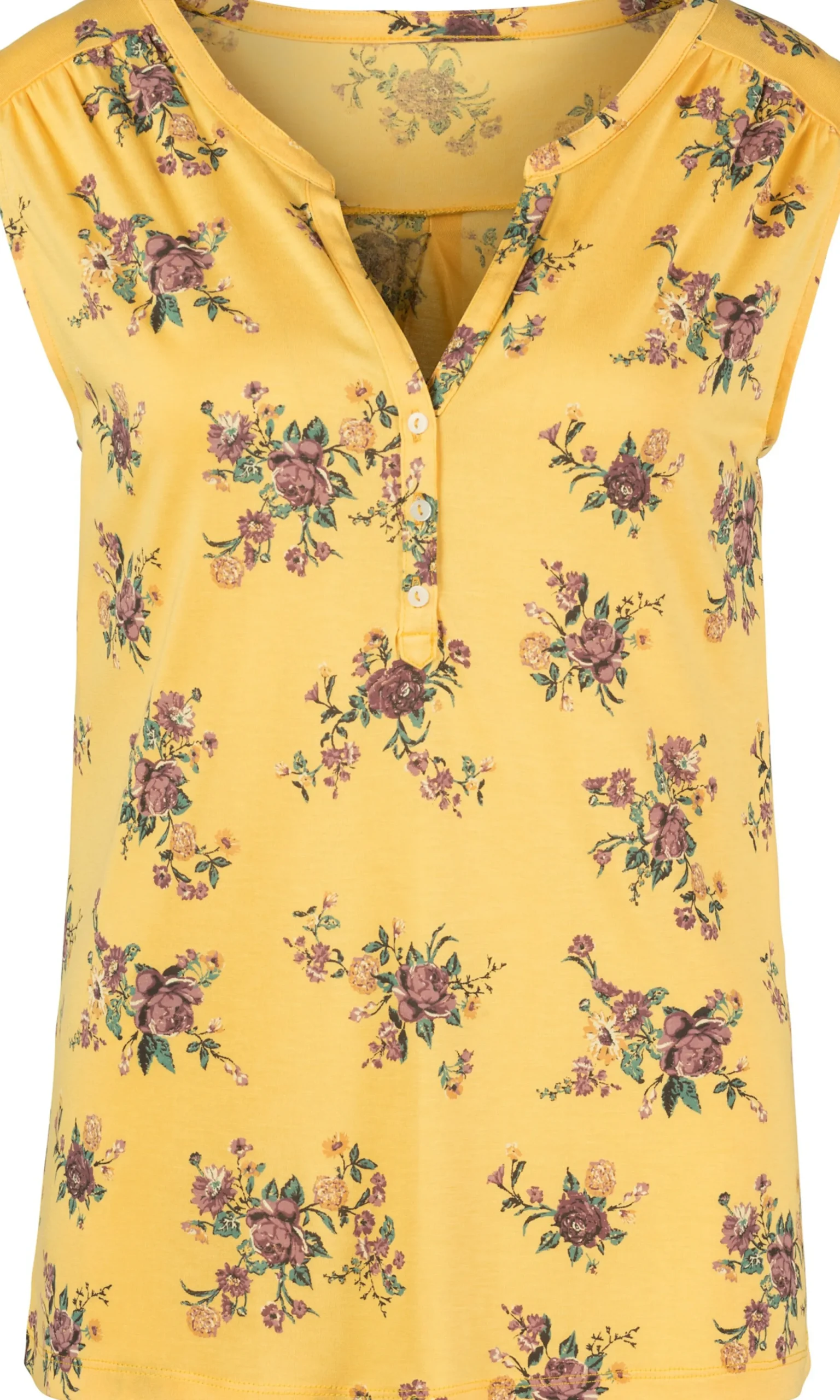 Strandmode|LASCANA Shirttop gelb