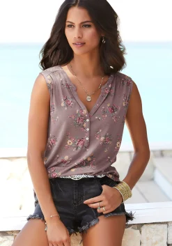 Shirts|LASCANA Shirttop taupe