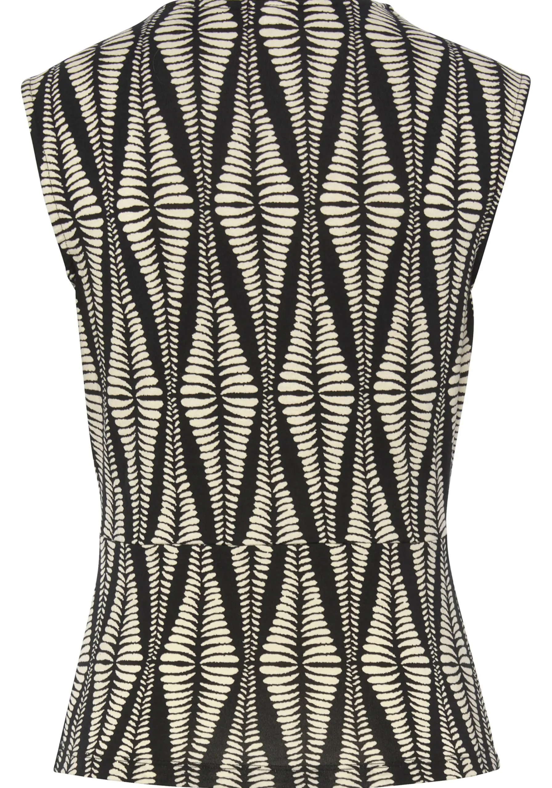 Strandmode|Shirts|LASCANA Shirttop schwarz-sandbedruckt