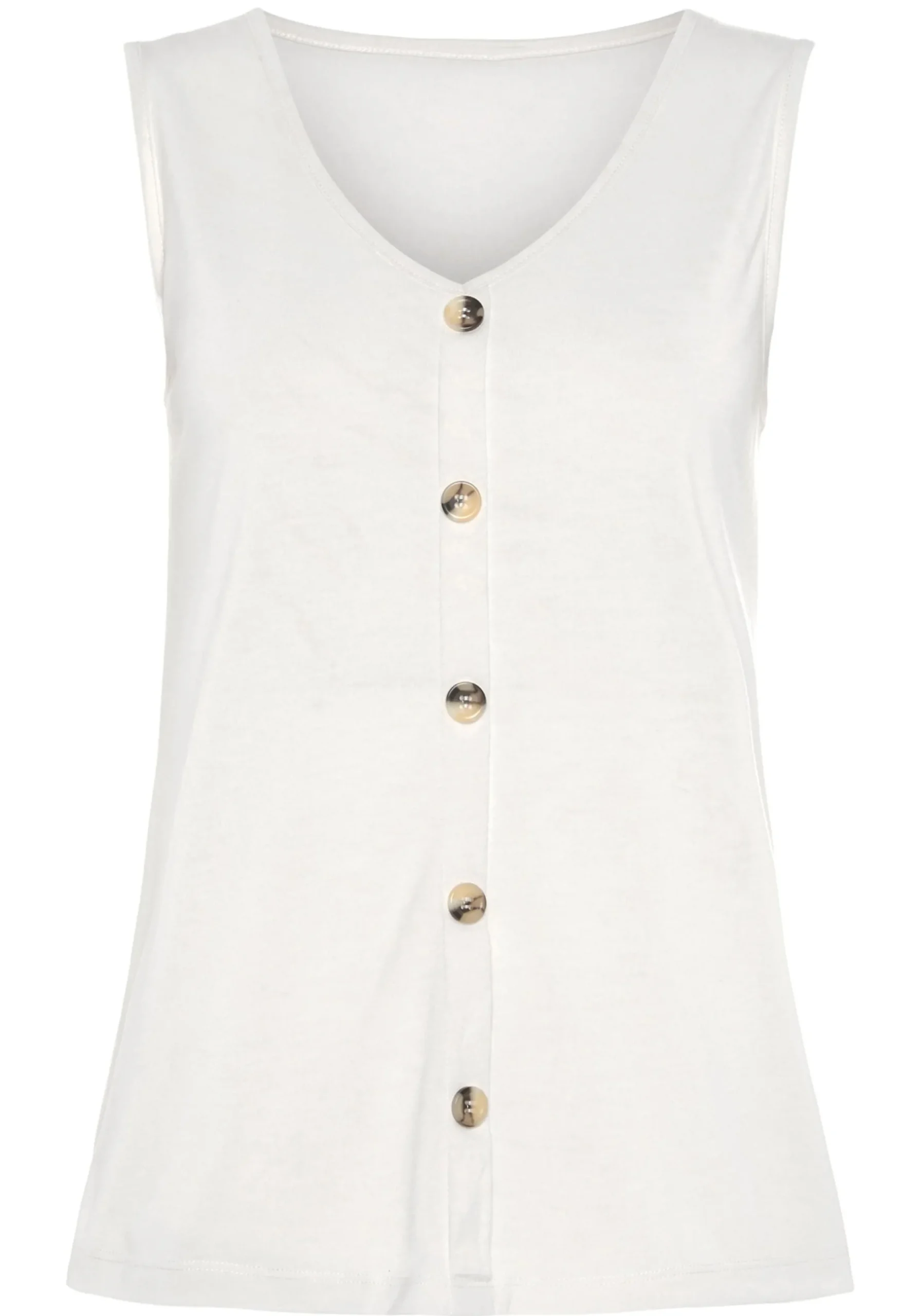 Strandmode|LASCANA Shirttop creme,schwarz