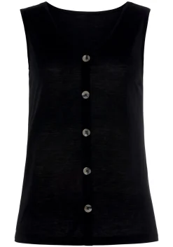 Strandmode|LASCANA Shirttop creme,schwarz