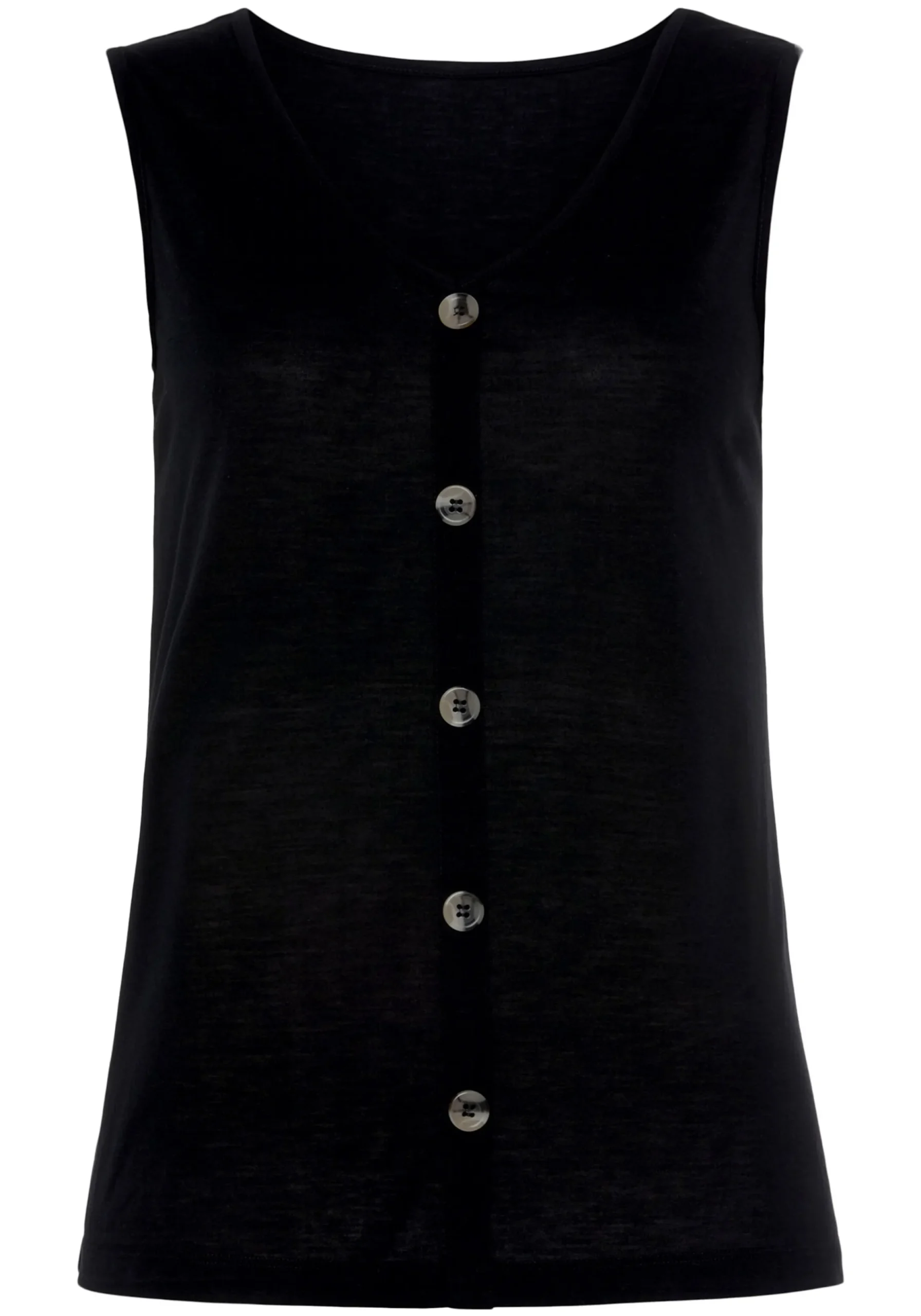 Strandmode|LASCANA Shirttop creme,schwarz