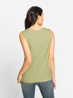 Shirts| Shirttop lindgrün