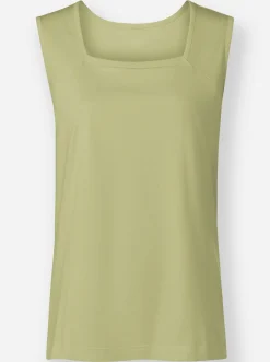Shirts| Shirttop lindgrün
