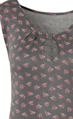 Strandmode|LASCANA Shirttop dunkelgrau