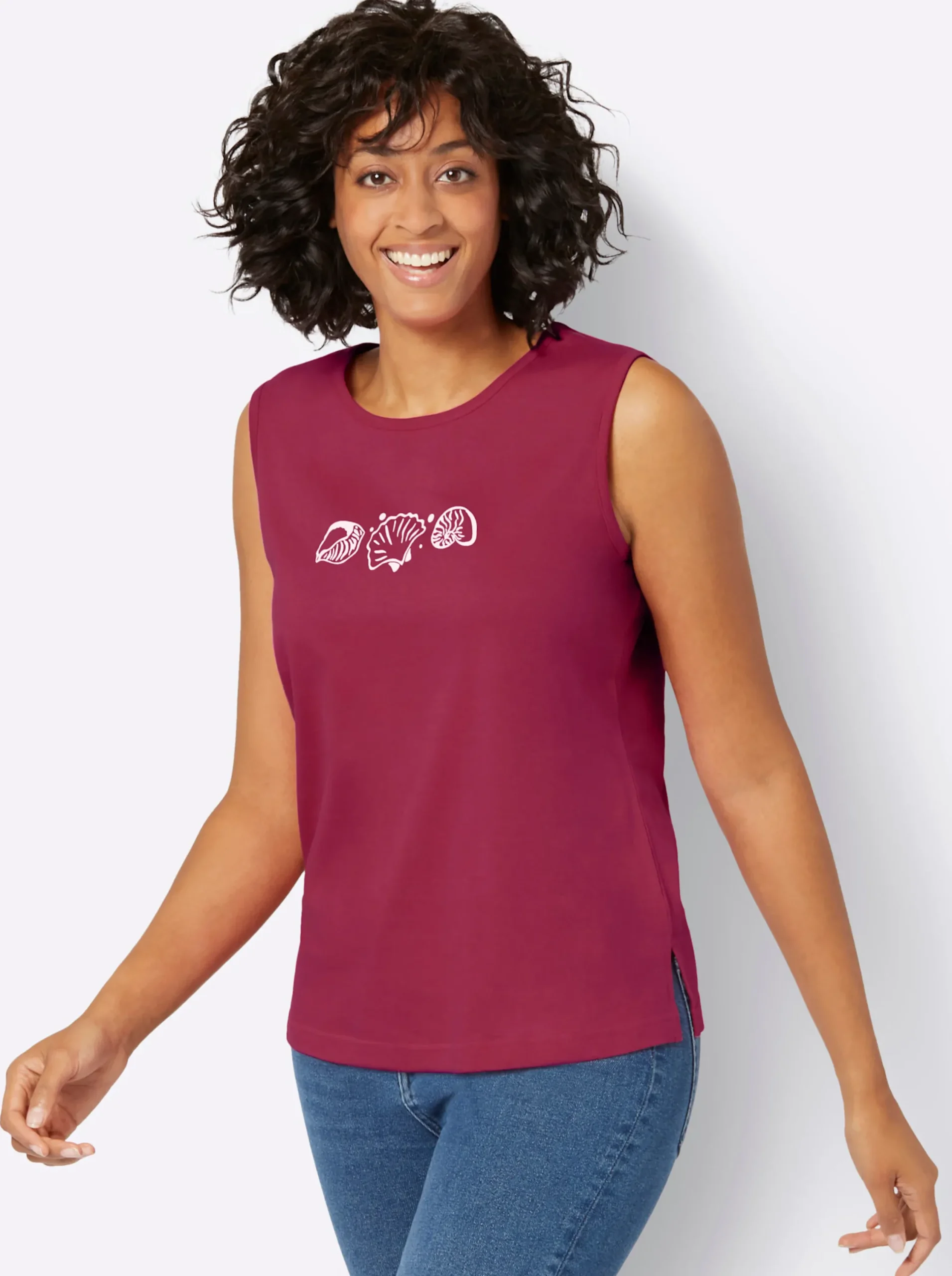 Shirts| Shirttop himbeere