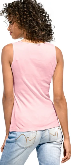 Basics|heine Shirttop mit Karree-Ausschnitt rosé