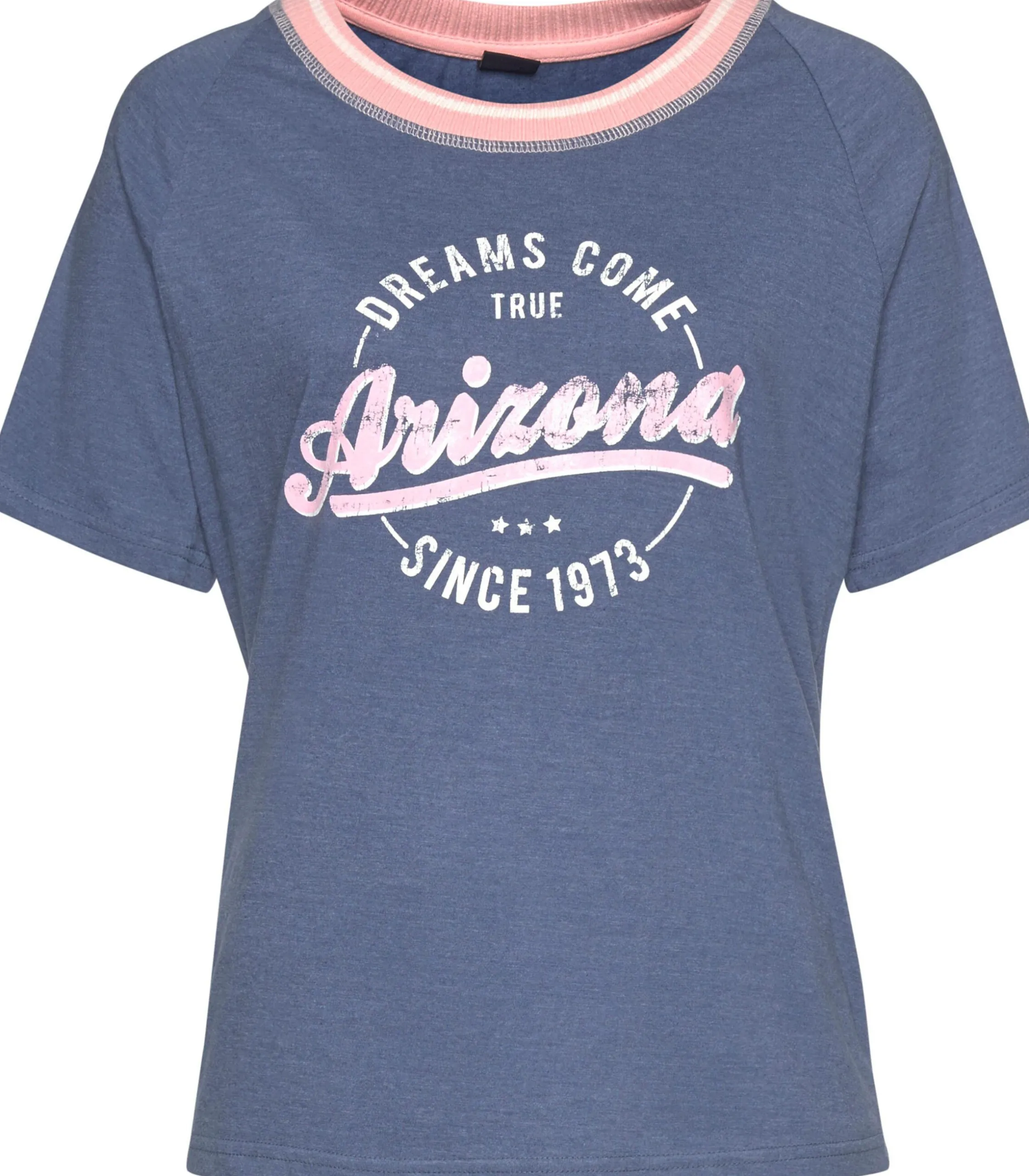 Nachtwäsche|Arizona Shorty blau-meliert-grau-meliert