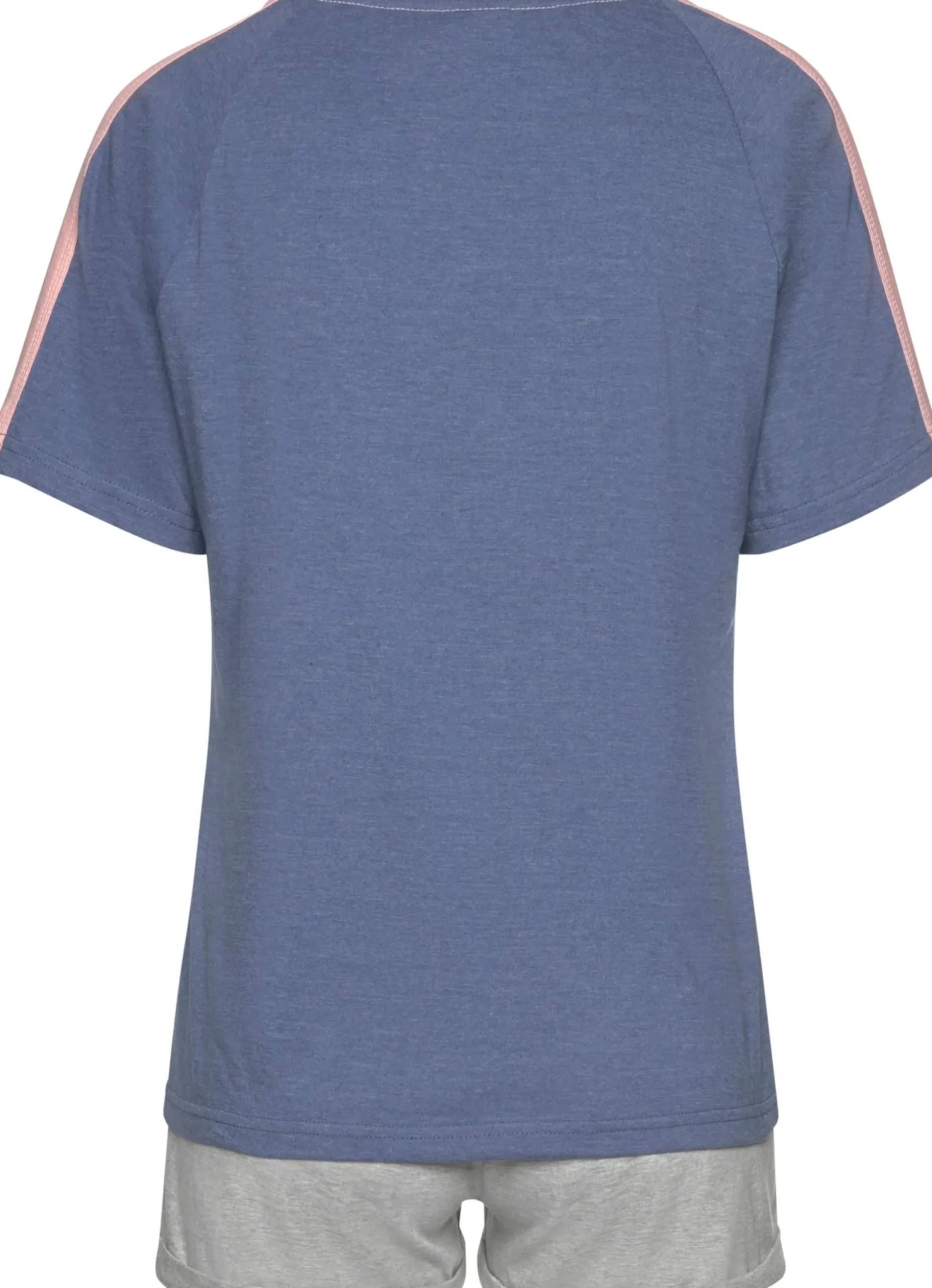 Nachtwäsche|Arizona Shorty blau-meliert-grau-meliert