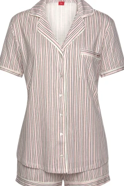 Nachtwäsche|s.Oliver Shorty blassrosa-gestreift