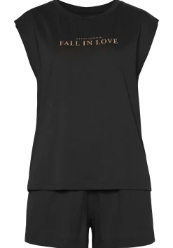 Nachtwäsche|Vivance Dreams Shorty schwarz