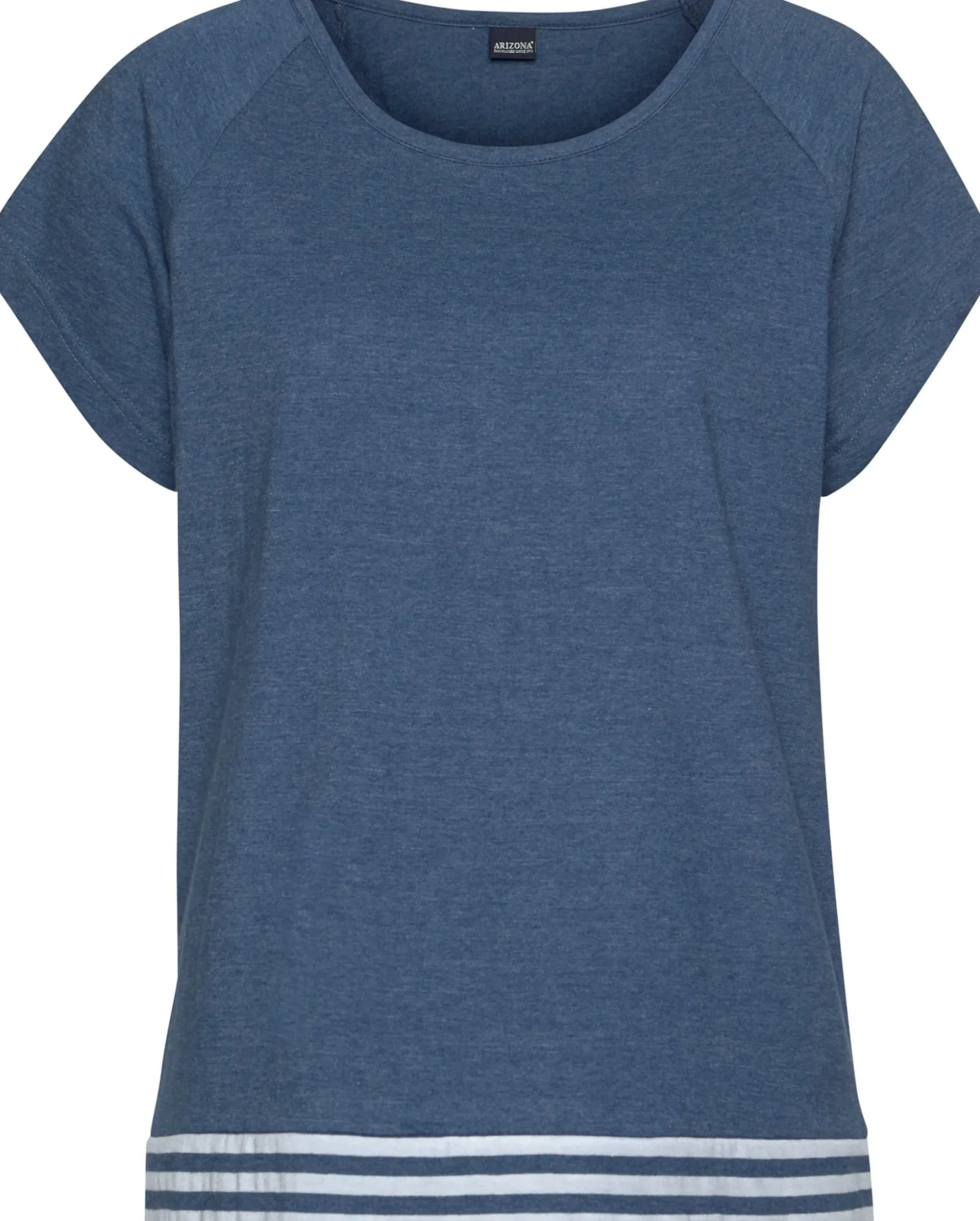 Nachtwäsche|Arizona Shorty blau-meliert