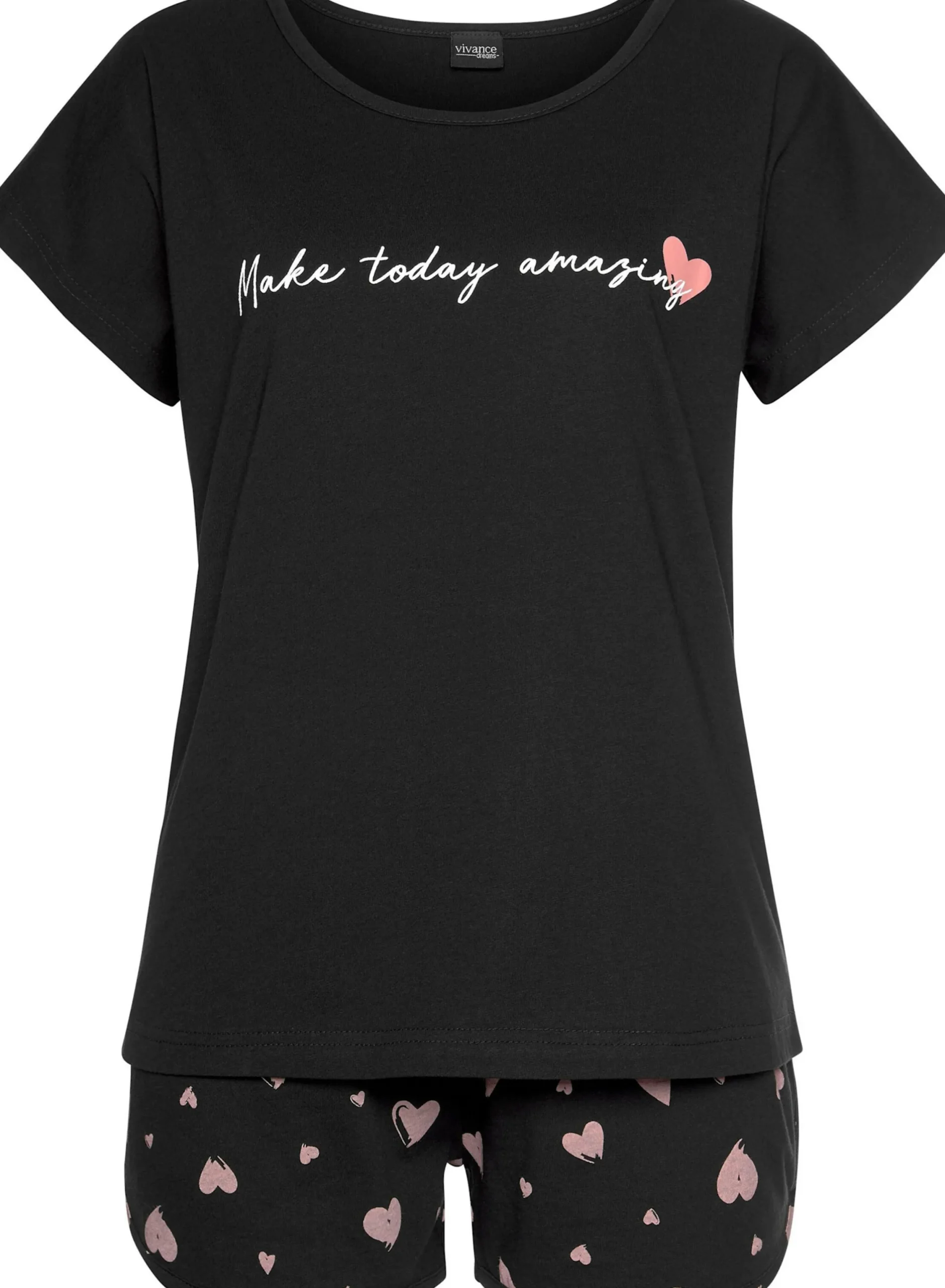 Nachtwäsche|Vivance Dreams Shorty schwarz