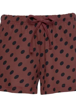 Nachtwäsche|Vivance Dreams Shorty schwarz,bordeaux