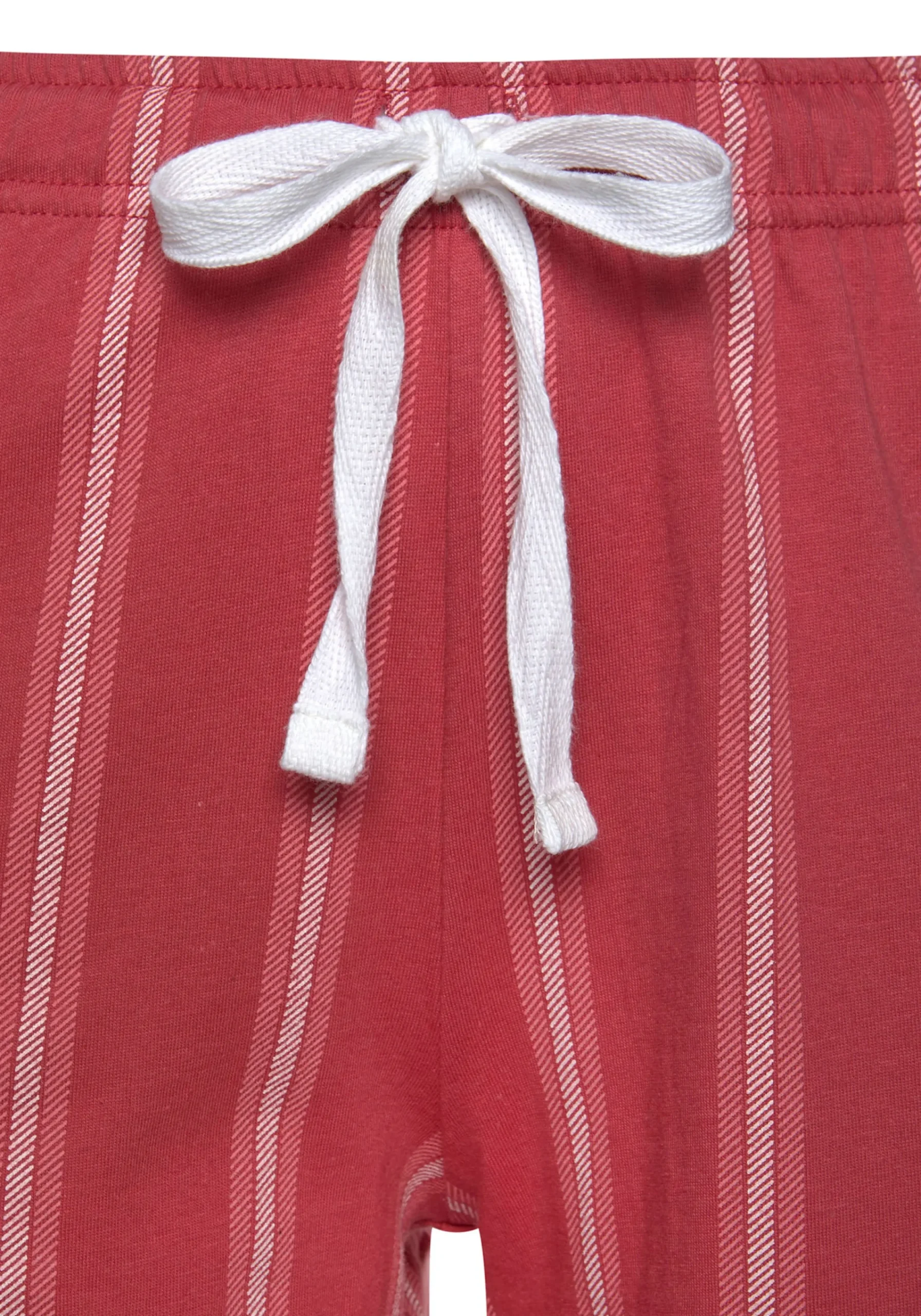 Nachtwäsche|Vivance Dreams Shorty rot-gestreift