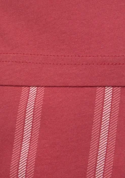 Nachtwäsche|Vivance Dreams Shorty rot-gestreift