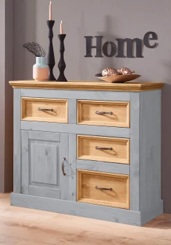 Side- & Highboards|Home affaire Sideboard grau/gebeizt