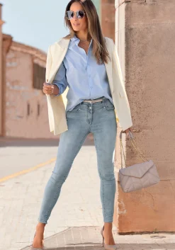 Jeans|LASCANA Skinny-fit-Jeans blue-washed