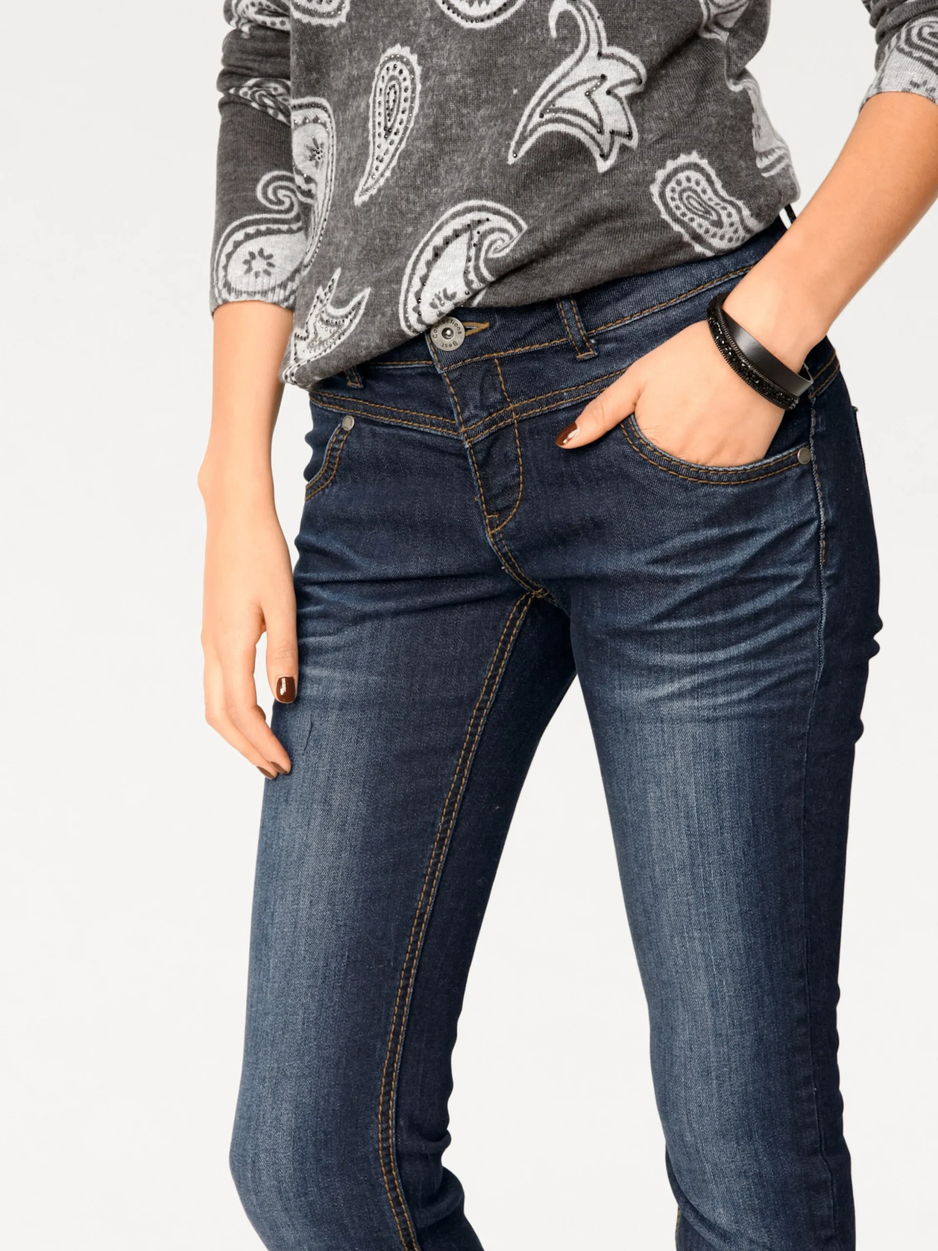 Jeans|heine Skinny-Jeans bluedenim