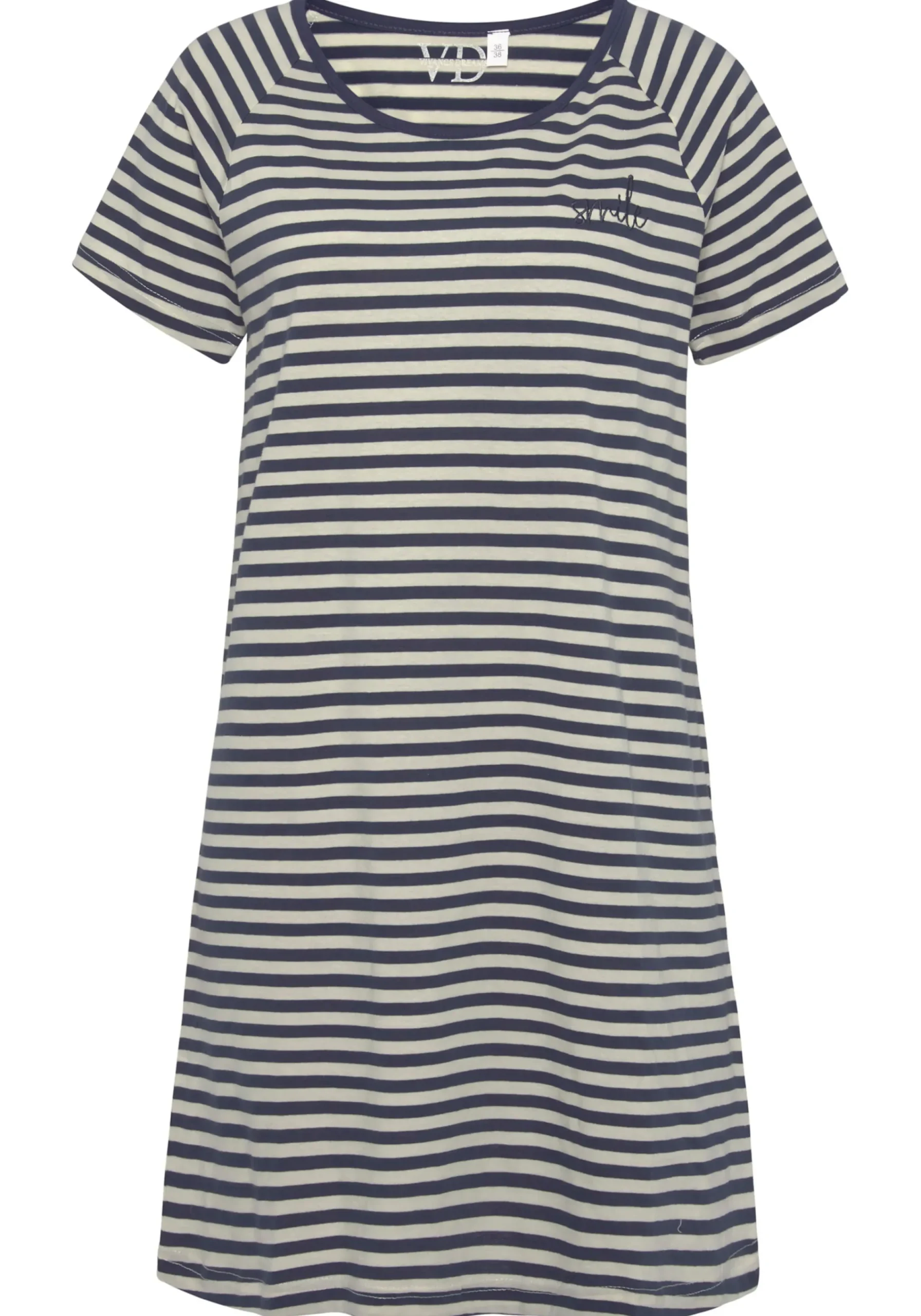 Nachtwäsche|Vivance Dreams Sleepshirt dunkelblau