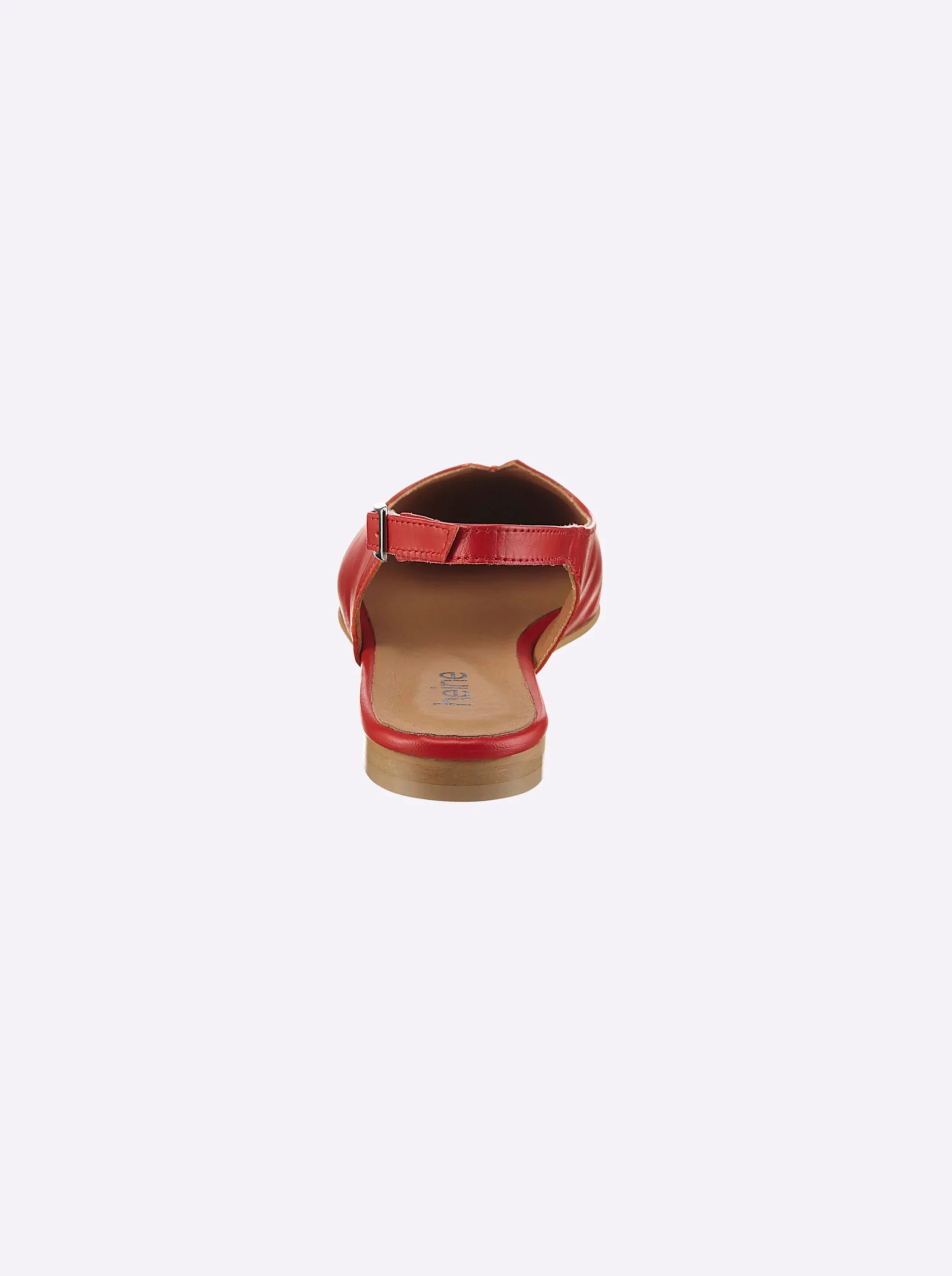 Ballerinas|heine Slingballerina rot-schwarz