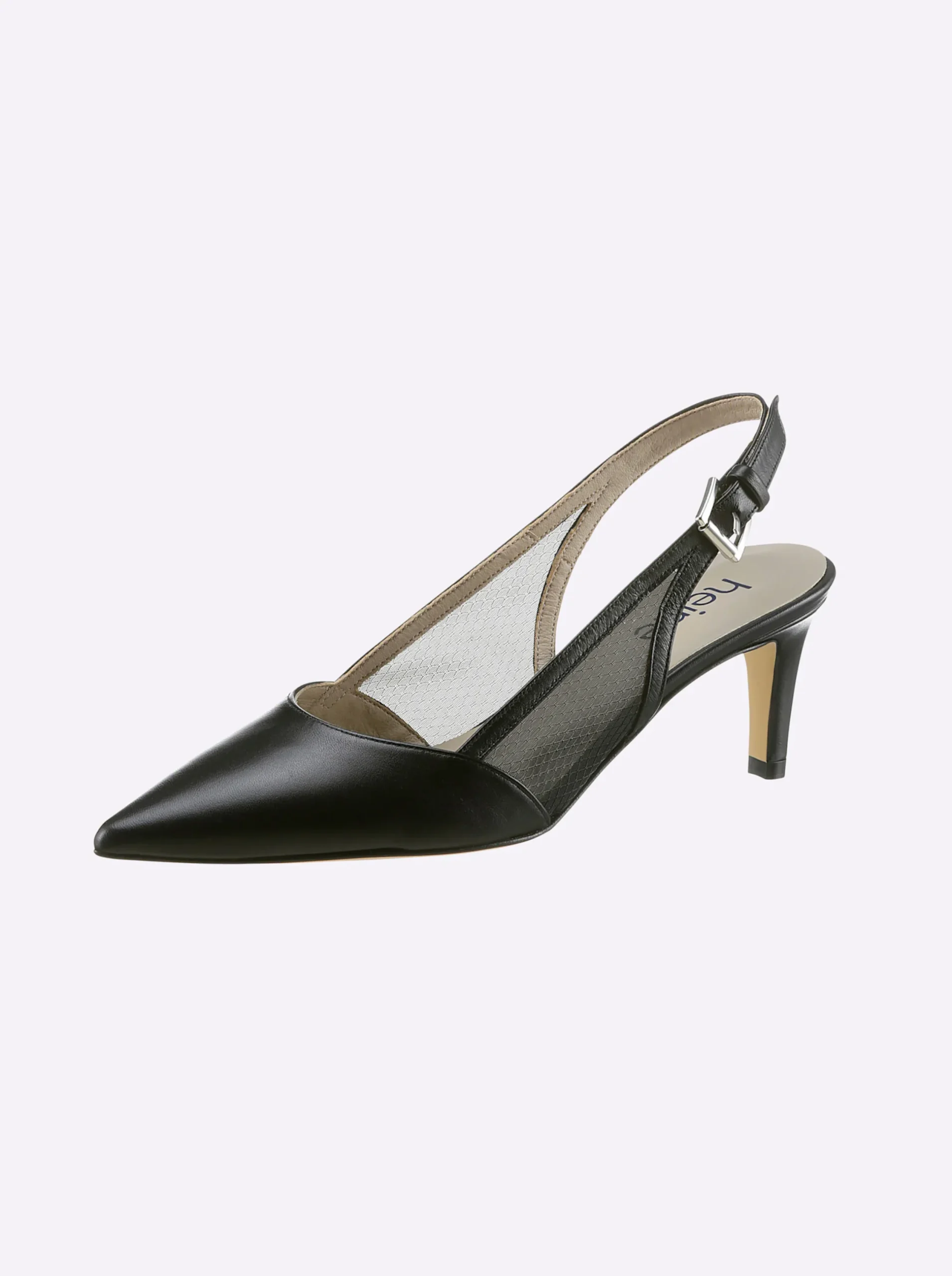 Pumps|heine Slingpumps schwarz