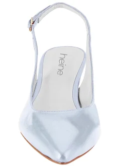 Pumps|heine Slingpumps hellblau