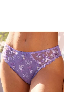 Unterhosen|LASCANA Slip lila