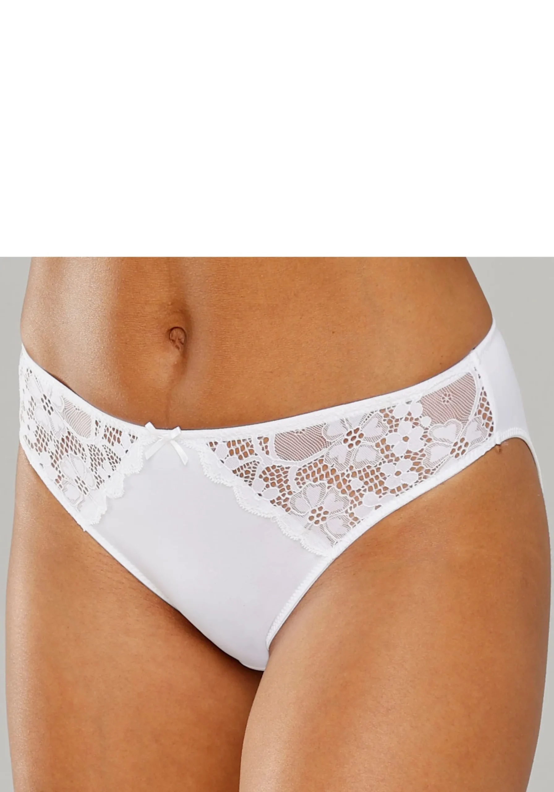 Unterhosen|petite fleur Slip 2xweiß+1xschwarz