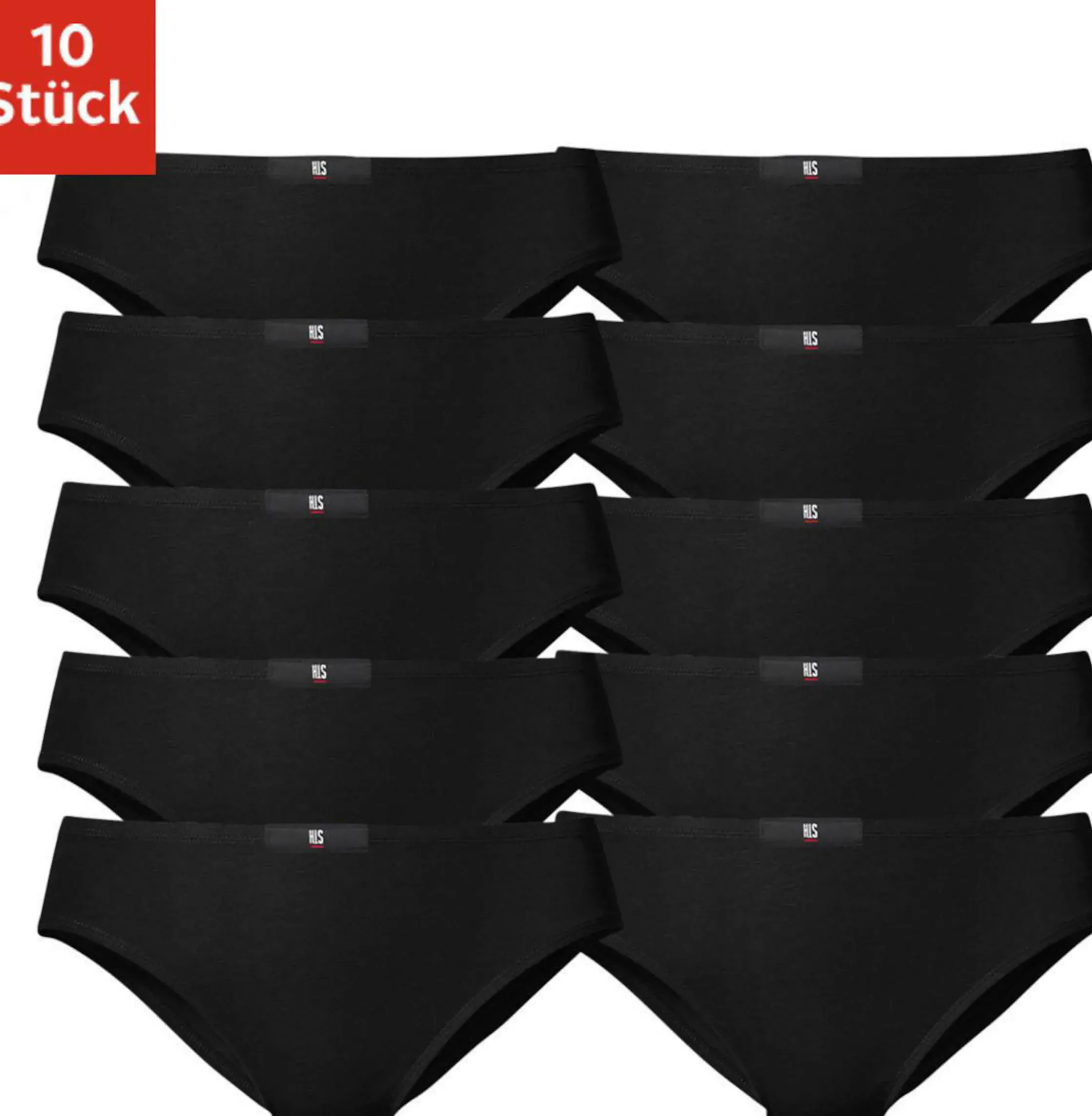 Unterhosen|H.I.S Slip schwarz