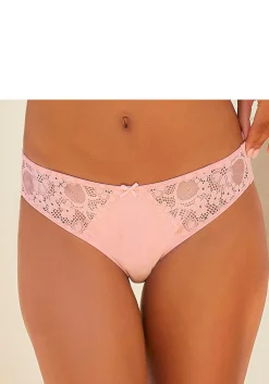 Unterhosen|petite fleur Slip pfirsich+mint+creme