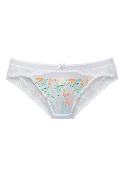 Unterhosen|LASCANA Slip weiß-neon