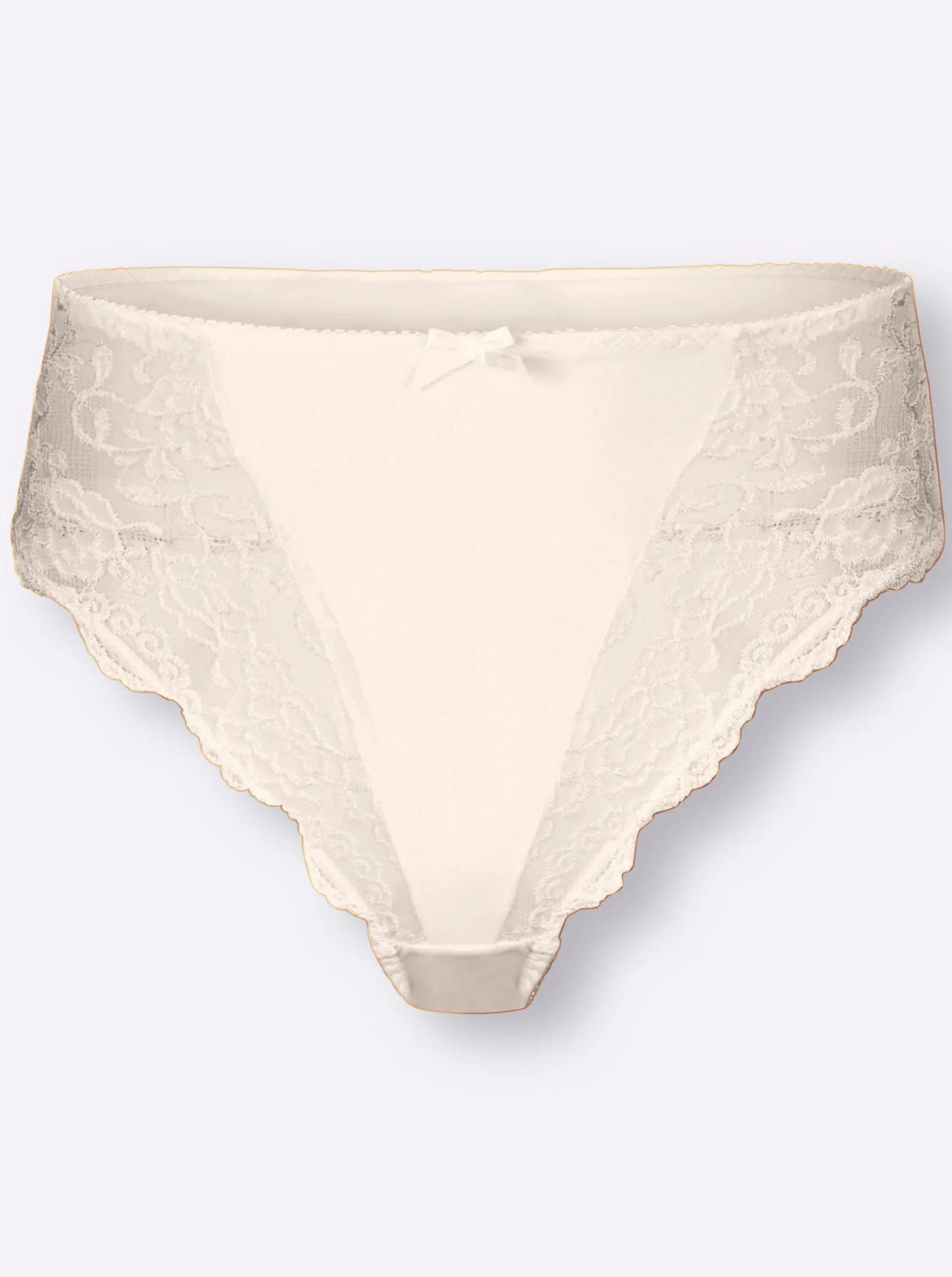 Unterhosen|Sassa Slip weiß+puder