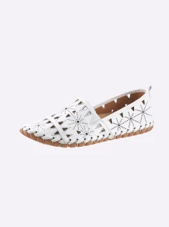 Mokassins & Slippers|Gemini Slipper weiß