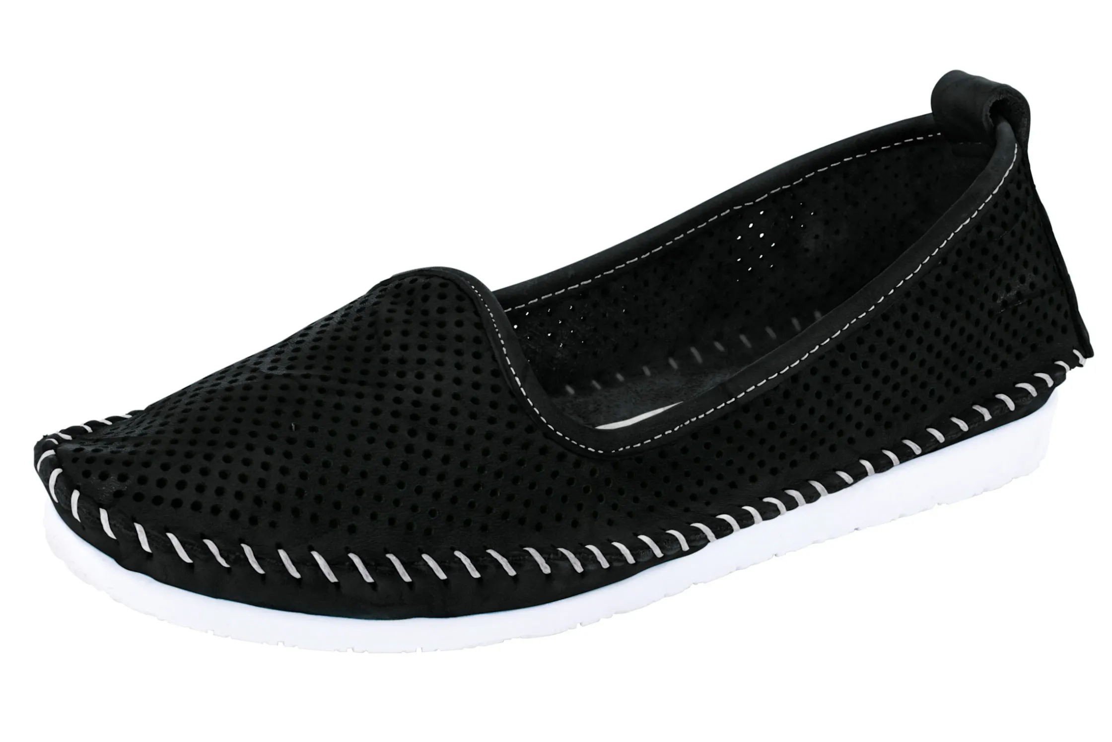Mokassins & Slippers|Andrea Conti Slipper schwarz