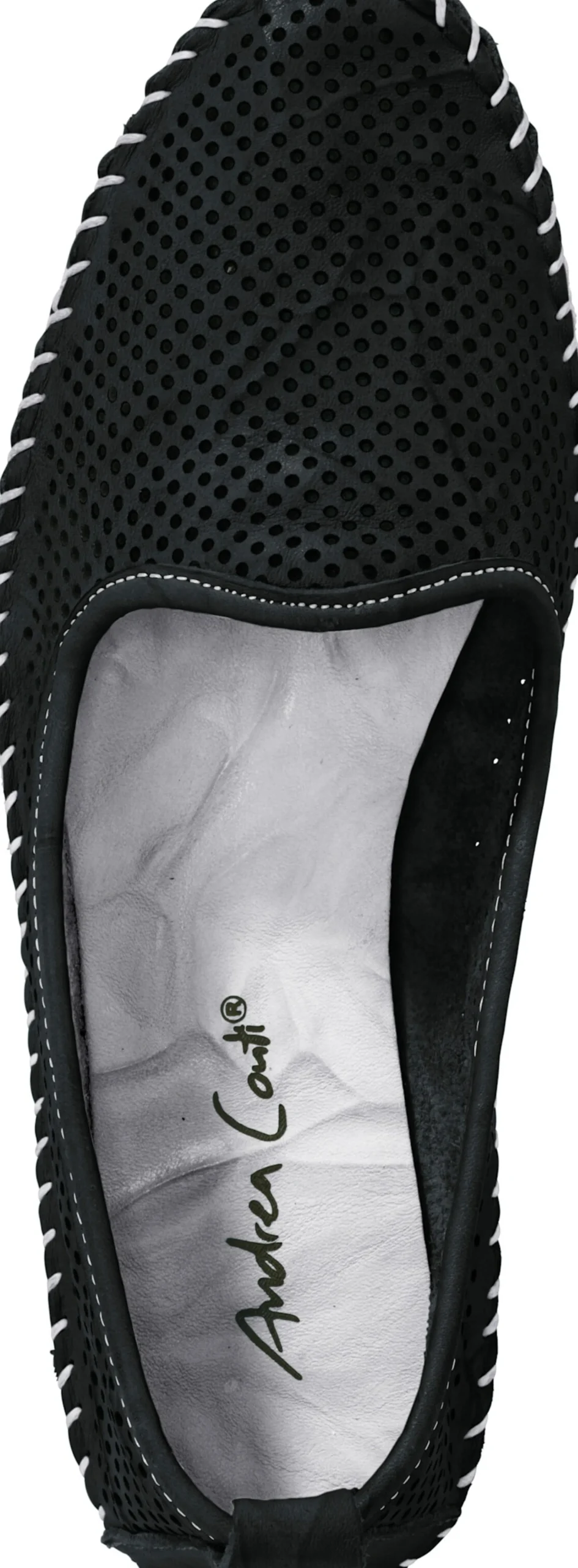 Mokassins & Slippers|Andrea Conti Slipper schwarz