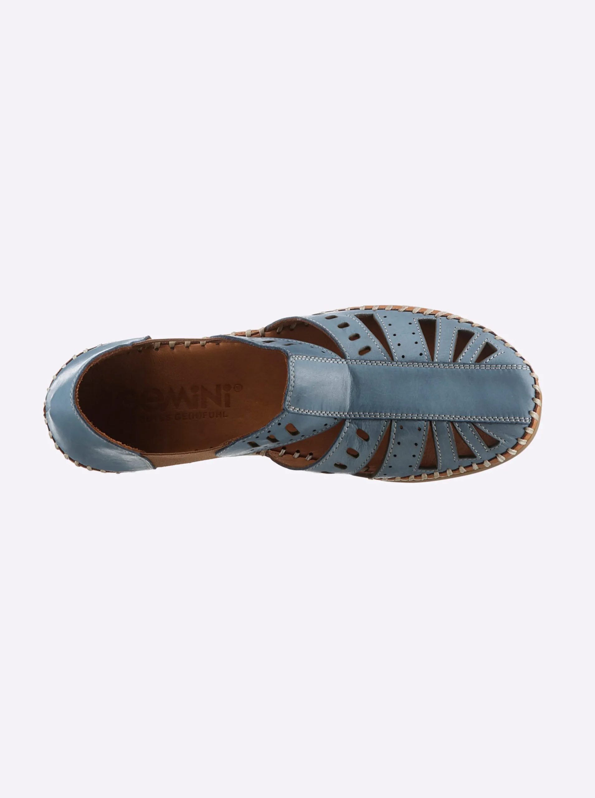 Mokassins & Slippers|Gemini Slipper himmelblau