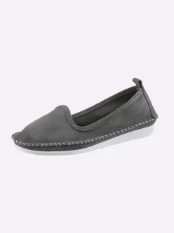 Mokassins & Slippers|Andrea Conti Slipper grau