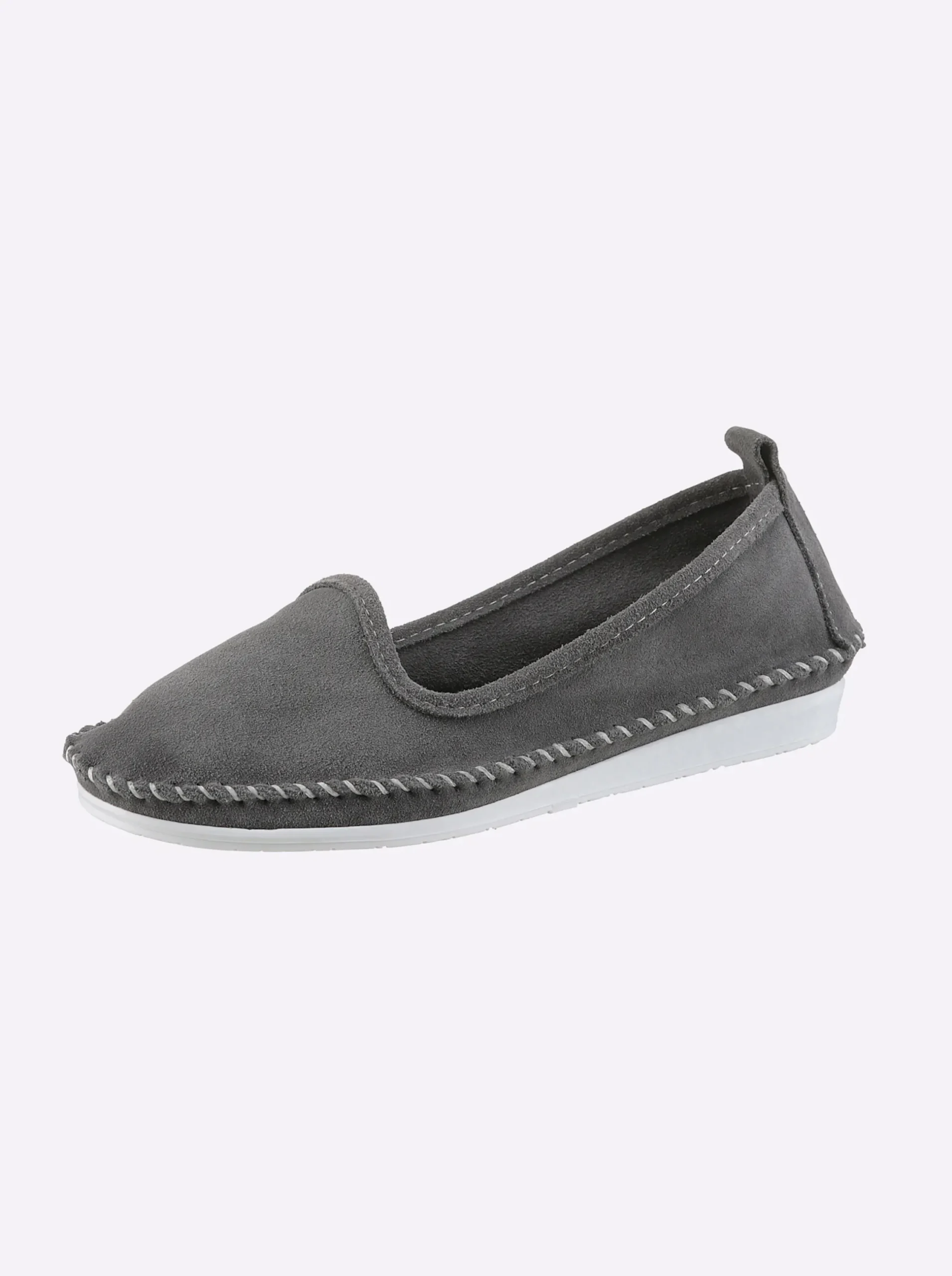 Mokassins & Slippers|Andrea Conti Slipper grau