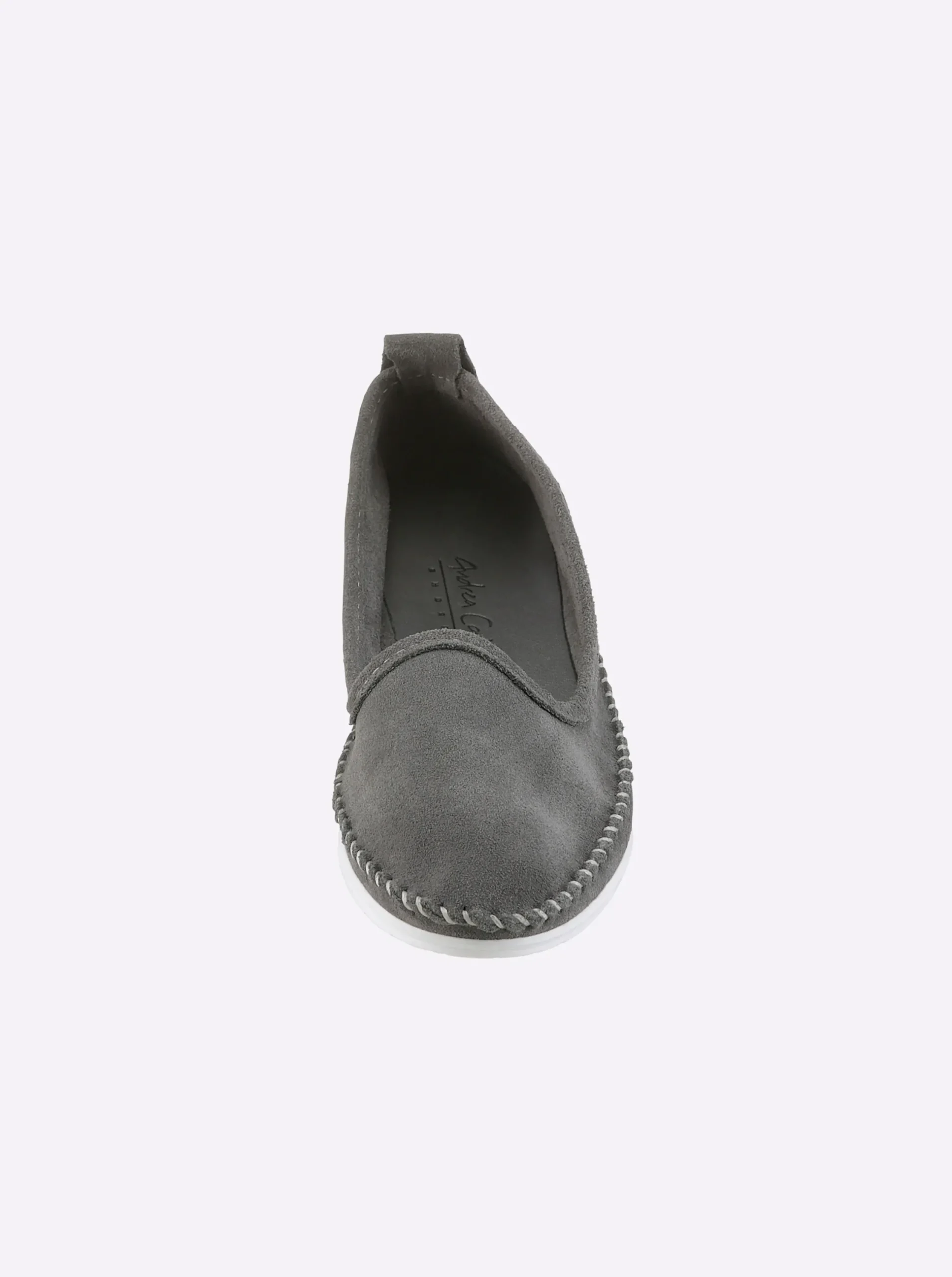 Mokassins & Slippers|Andrea Conti Slipper grau
