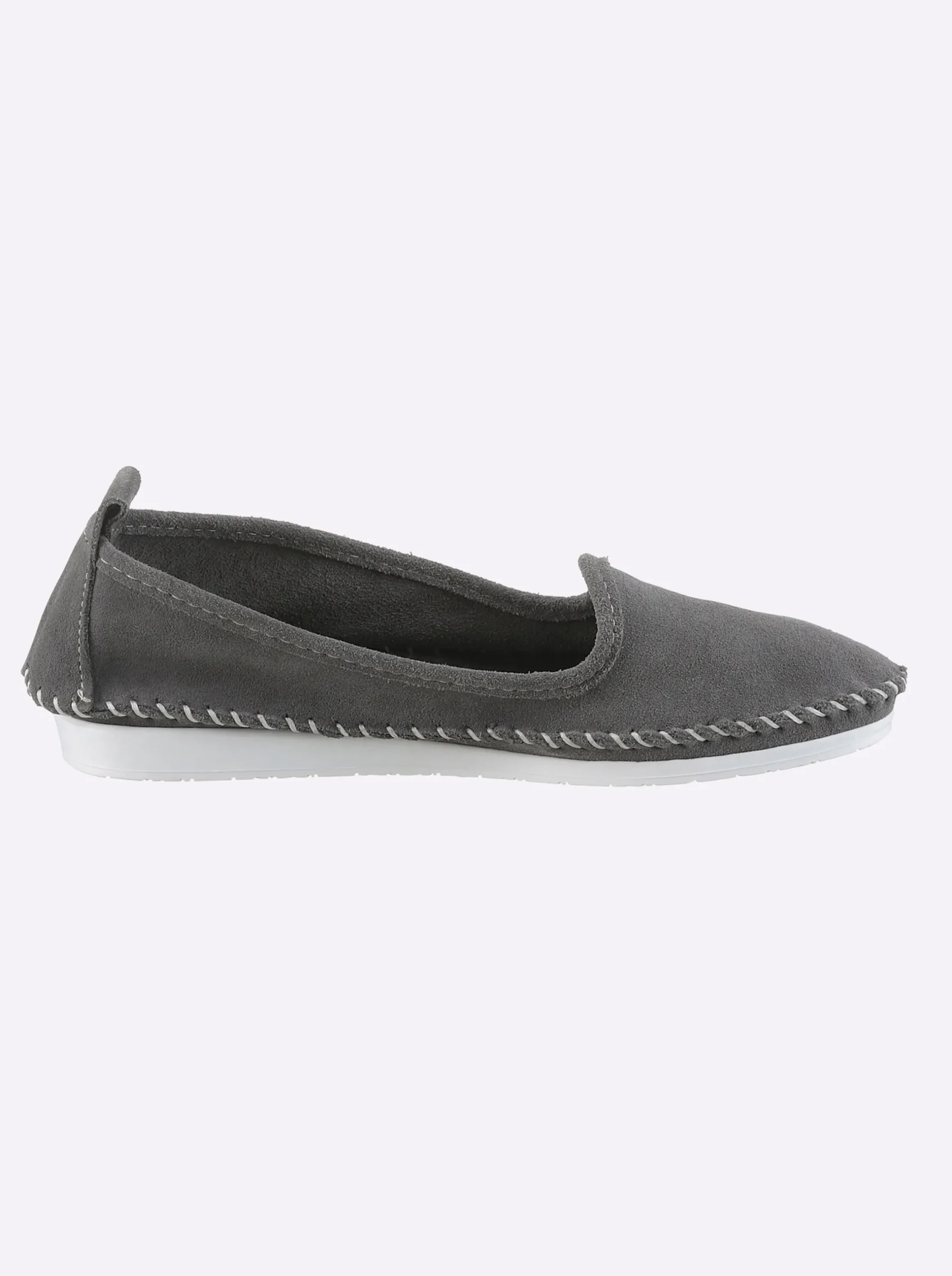 Mokassins & Slippers|Andrea Conti Slipper grau