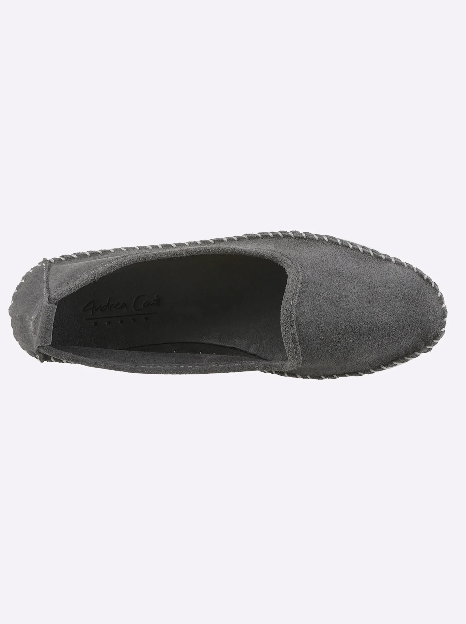 Mokassins & Slippers|Andrea Conti Slipper grau