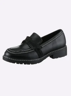 Mokassins & Slippers|heine Slipper schwarz