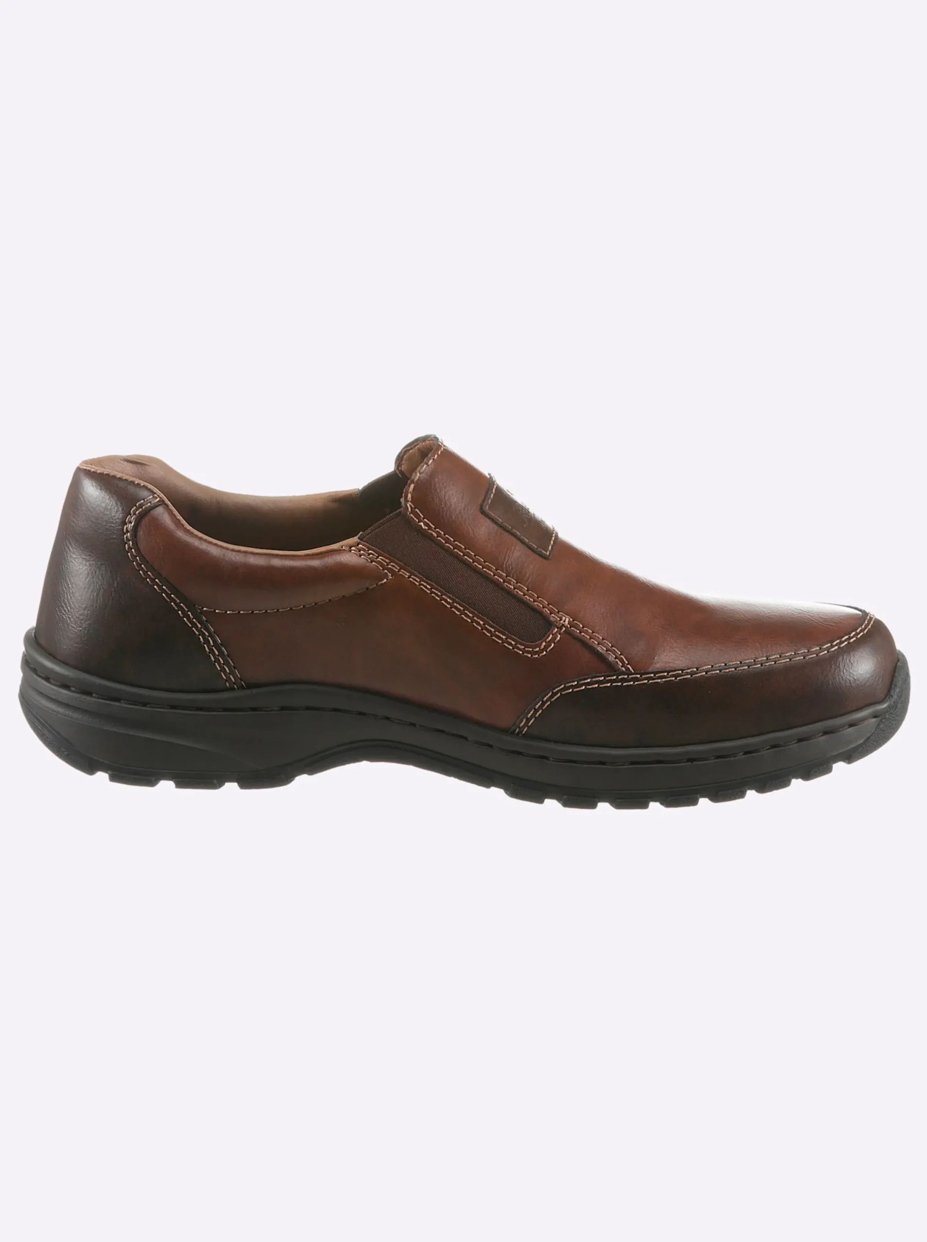 Mokassins & Slippers|Rieker Slipper braun