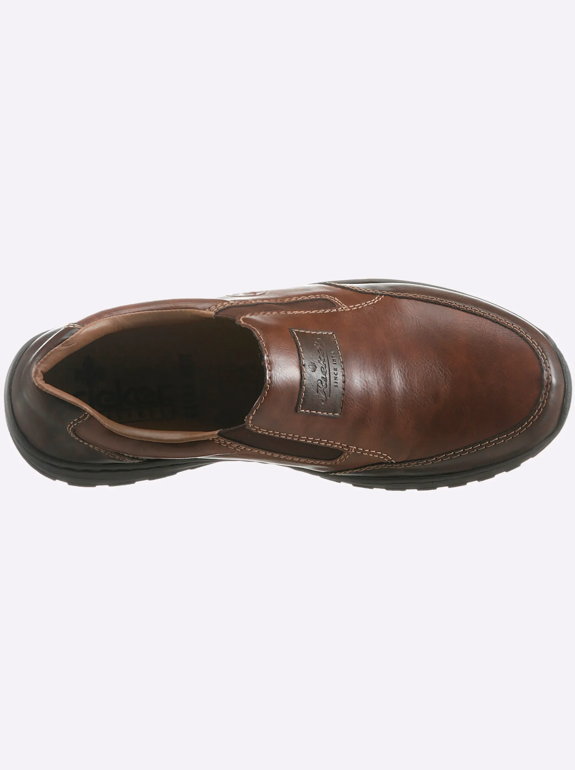 Mokassins & Slippers|Rieker Slipper braun
